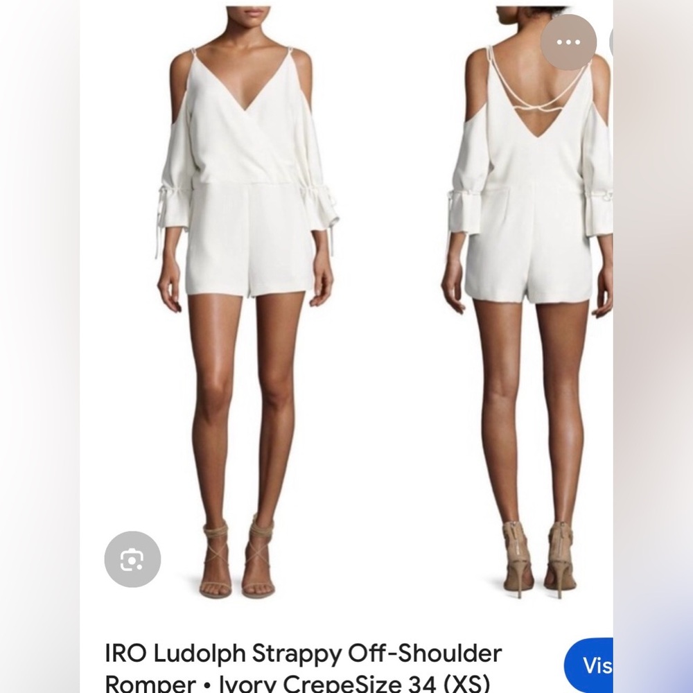 IRO Off-White Wrap Jumpsuit